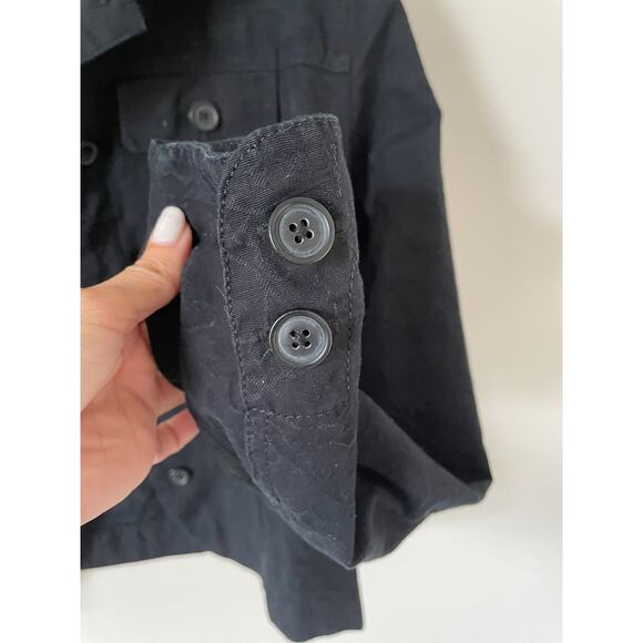 Croft & Barrel Casual Lightweight Cotton Jacket Blazer Black Size Medium - Picture 4 of 7